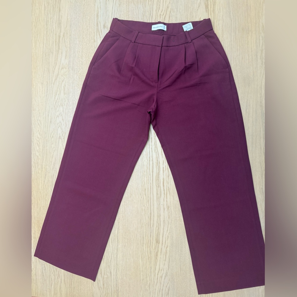 Abercrombie & Fitch Curve Love low Rise Wide Leg Trousers